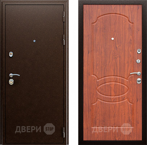Входная металлическая Дверь АСД Грация Орех темный