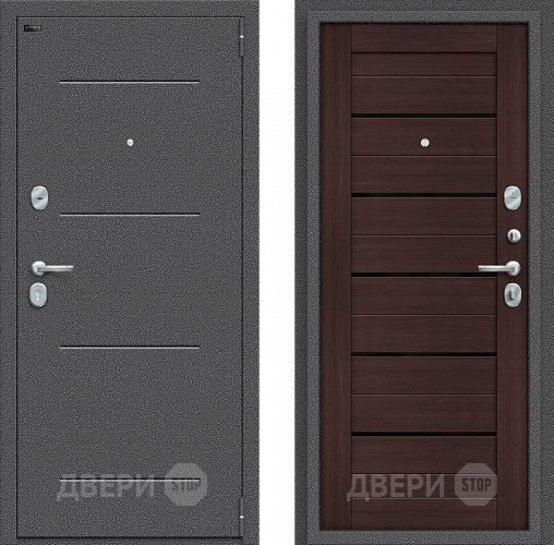 Входная металлическая Дверь Bravo Порта S-2 104/П22 Wenge Veralinga