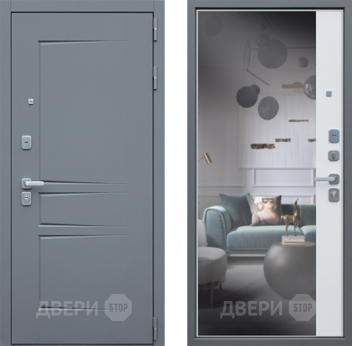 Дверь АСД Челси с зеркалом