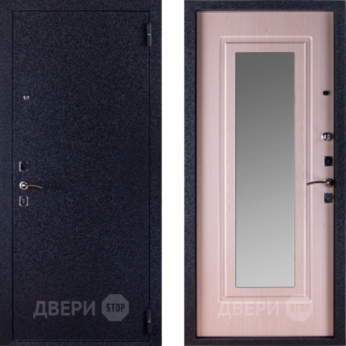 Дверь Триумф с зеркалом Беленый Дуб