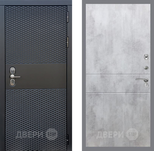 Дверь Стоп БЛЭК CISA ФЛ-290 Бетон светлый