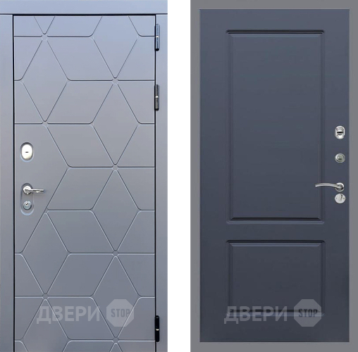 Дверь Стоп КОСМО ФЛ-117 Силк титан