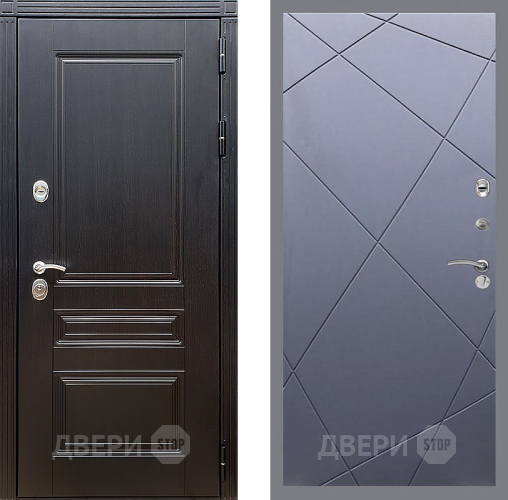 Дверь Стоп МЕГАПОЛИС ФЛ-291 Силк титан
