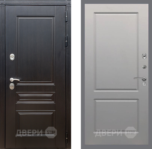 Дверь Стоп МЕГАПОЛИС ФЛ-117 Грей софт
