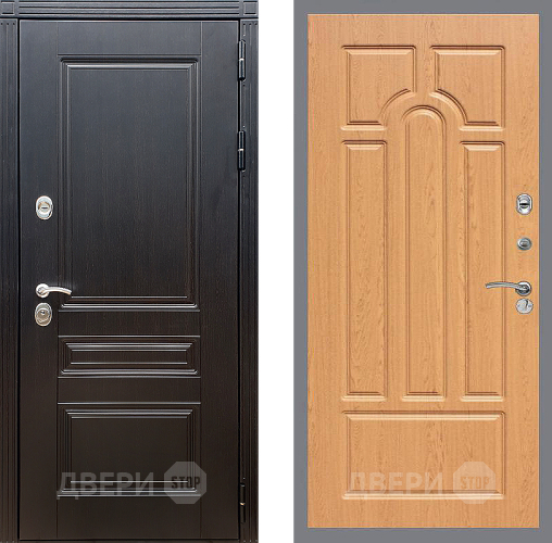 Дверь Стоп МЕГАПОЛИС ФЛ-58 Дуб