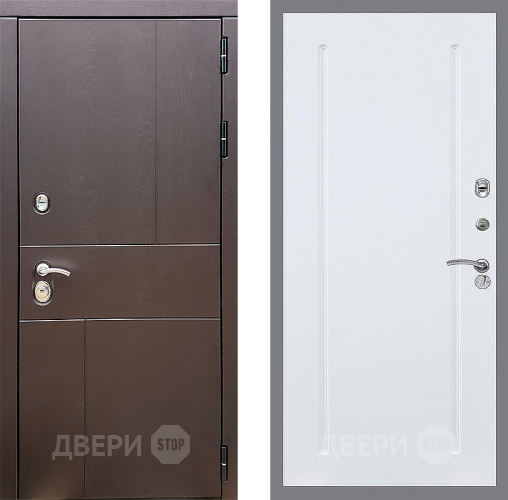 Дверь Стоп УРБАН ФЛ-68 Силк Сноу
