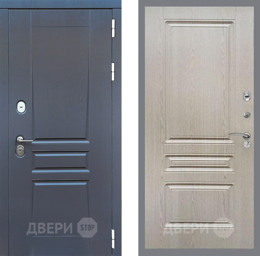 Дверь Стоп ПЛАТИНУМ ФЛ-243 Беленый дуб