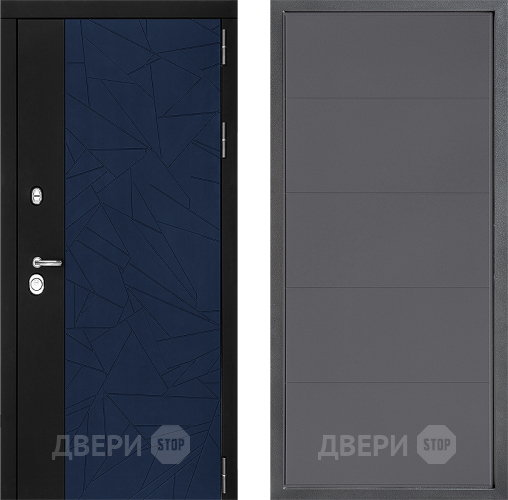 Дверь Дверной континент ДК-9 ФЛ-649 Графит софт
