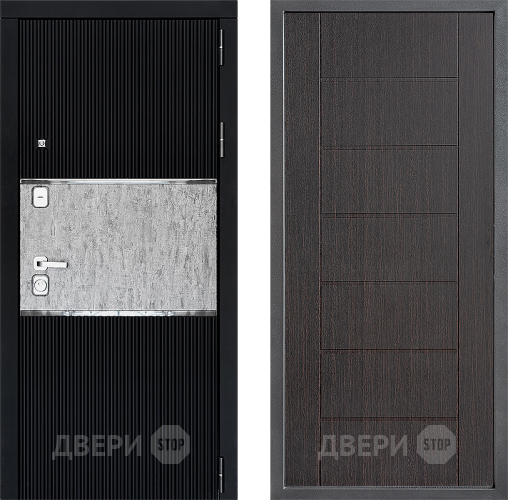 Дверь Дверной континент ДК-13 ФЛ-Лайн Венге