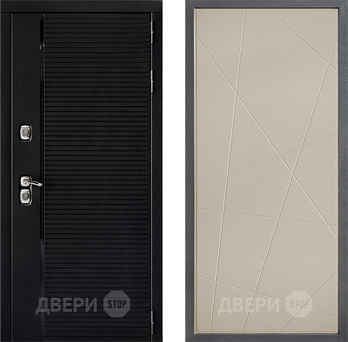 Входная металлическая Дверь Дверной континент ДК-1 ФЛ-655 Капучино