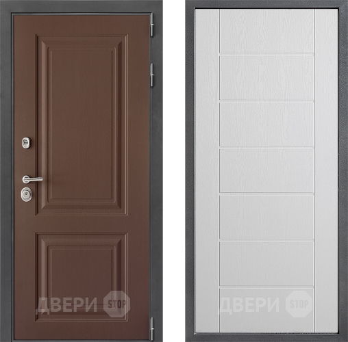 Дверь Дверной континент ДК-3/729 ФЛ-Лайн Белое дерево