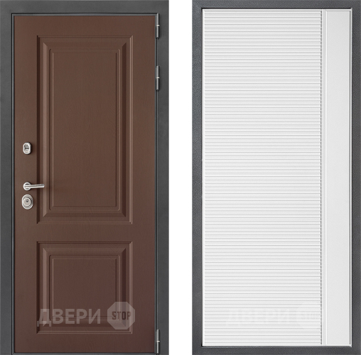 Дверь Дверной континент ДК-3/729 ФЛ-757 Белое Стекло Софт милк
