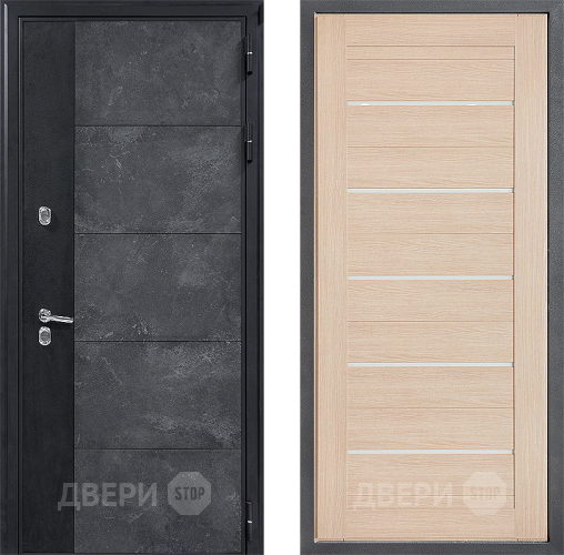 Дверь Дверной континент ДК-15 Бетон ТЕРМО ФЛ-46 Капучино