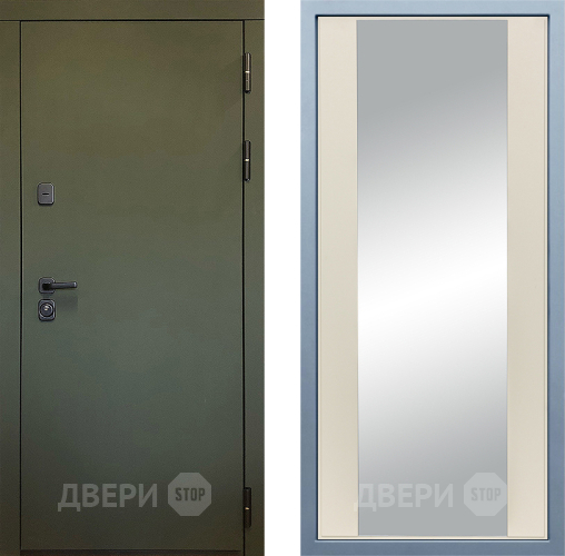 Дверь Дива МД-61 Д-15 Зеркало Шампань