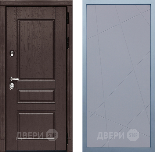 Входная металлическая Дверь Дива МД-90 Д-11 Силк Маус
