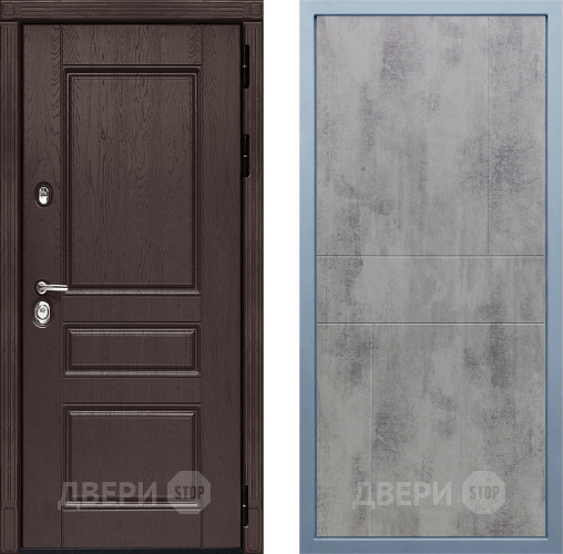 Дверь Дива МД-90 М-1 Бетон темный