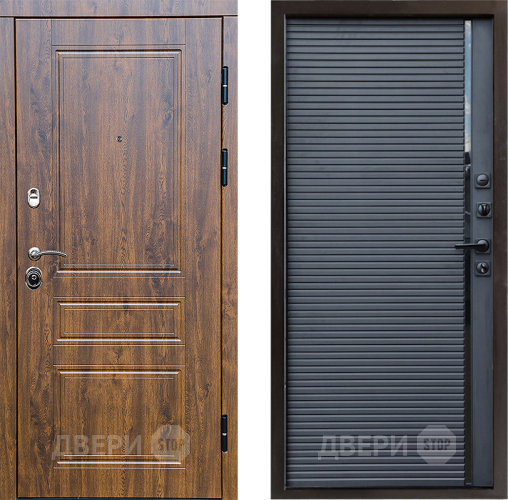 Дверь Престиж Классика Дуб Porte Черный кварц