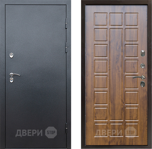 Дверь Престиж TERMO с терморазрывом Снегирь Серебро Престиж Дуб