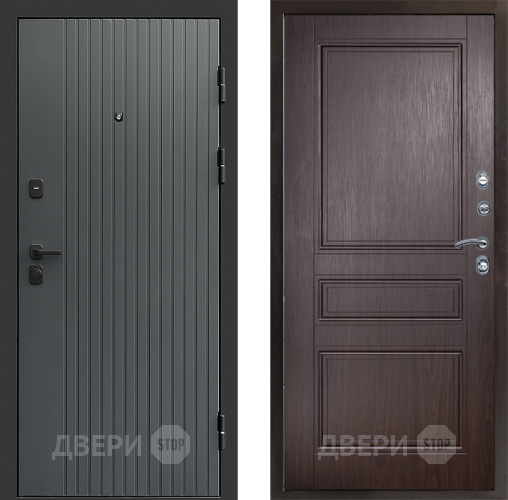 Входная металлическая Дверь Престиж Tvist Grey Классика Венге
