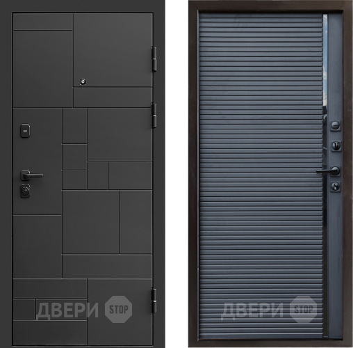 Дверь Престиж Kvadro Porte Черный кварц