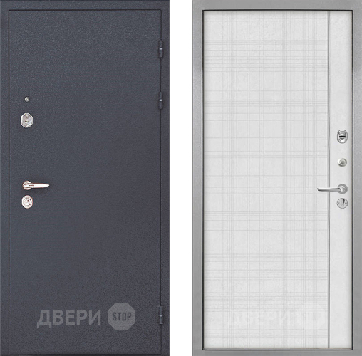 Входная металлическая Дверь Интекрон (INTECRON) Колизей В-07 с молдингом Лофт белый