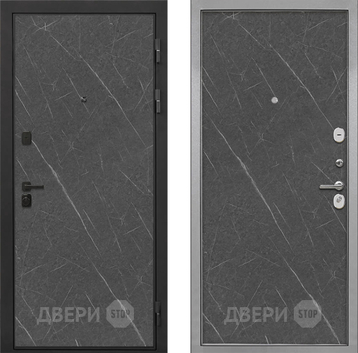 Входная металлическая Дверь Интекрон (INTECRON) Профит Black Гранит Лава Оникс Гладкая Гранит лава оникс