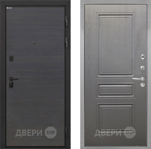 Дверь Интекрон (INTECRON) Профит Black Эковенге ФЛ-243 Графит вуд дуб