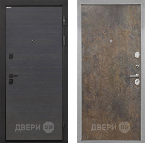 Дверь Интекрон (INTECRON) Профит Black Эковенге Гладкая Гранж