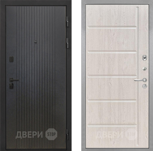 Дверь Интекрон (INTECRON) Профит Black ФЛ-295 ФЛ-102 Сосна белая