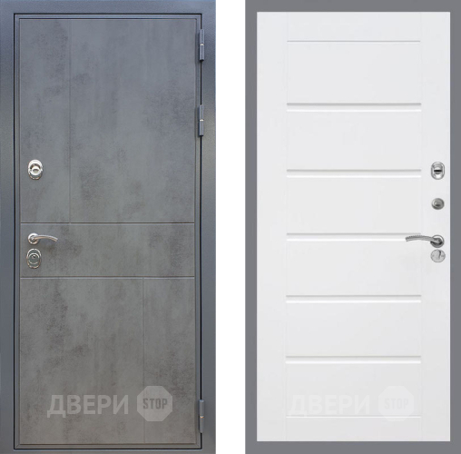 Дверь Рекс (REX) ФЛ-290 Сити Белый ясень