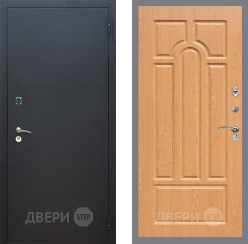 Дверь Рекс (REX) 1A Черный Муар FL-58 Дуб
