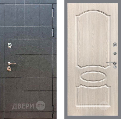 Дверь Рекс (REX) 21 FL-128 Беленый дуб