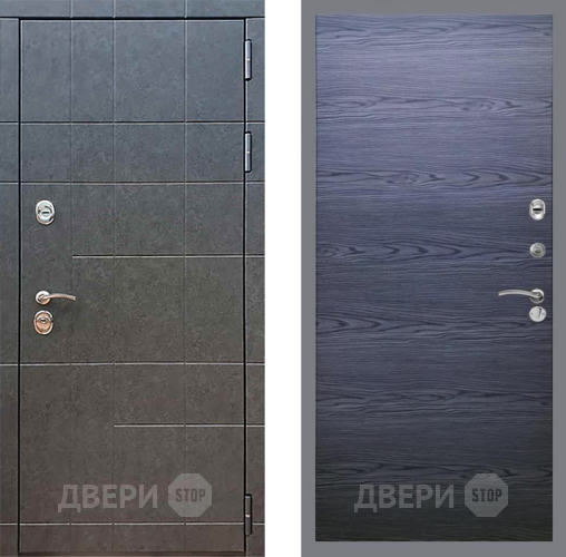Дверь Рекс (REX) 21 GL Дуб тангенальный черный
