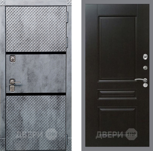 Дверь Рекс (REX) 15 Бетон Темный FL-243 Венге