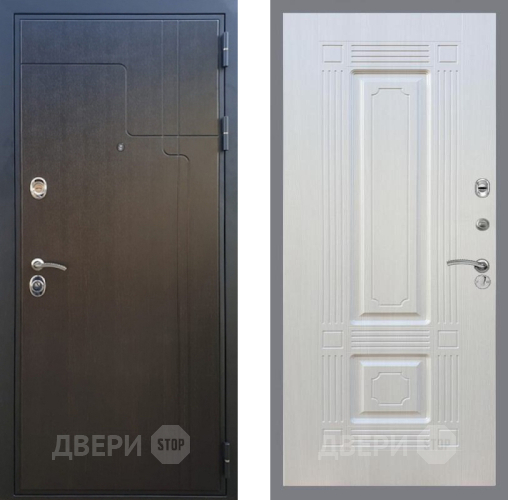 Входная металлическая Дверь Рекс (REX) Премиум-246 FL-2 Лиственница беж