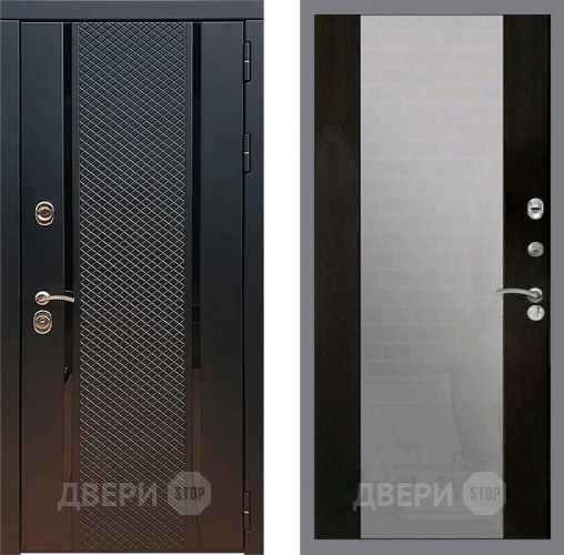 Дверь Рекс (REX) 25 СБ-16 Зеркало Венге