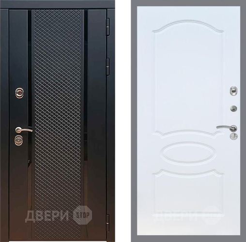 Дверь Рекс (REX) 25 FL-128 Белый ясень