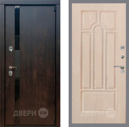 Входная металлическая Дверь Рекс (REX) 26 FL-58 Беленый дуб